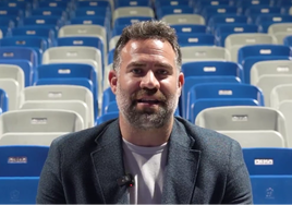 Carlos Cabezas, en el vídeo promocional que ha emitido el club sobre el partido.