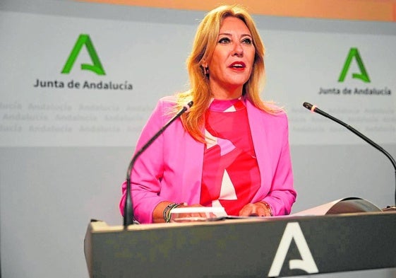 La consejera de Economía, Hacienda y Fondos Europeos de la Junta de Andalucía, Carolina España.