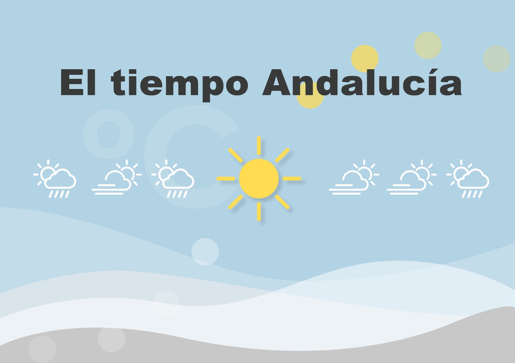 El tiempo en Andalucía: previsión para el domingo, 06 de abril de 2025