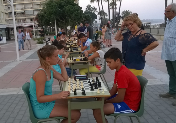 Imagen de archivo de un torneo de ajedrez del CAVE.