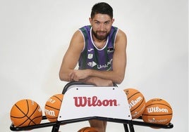 Tillie posa en una de las sesiones de fotos par ala Liga ACB.
