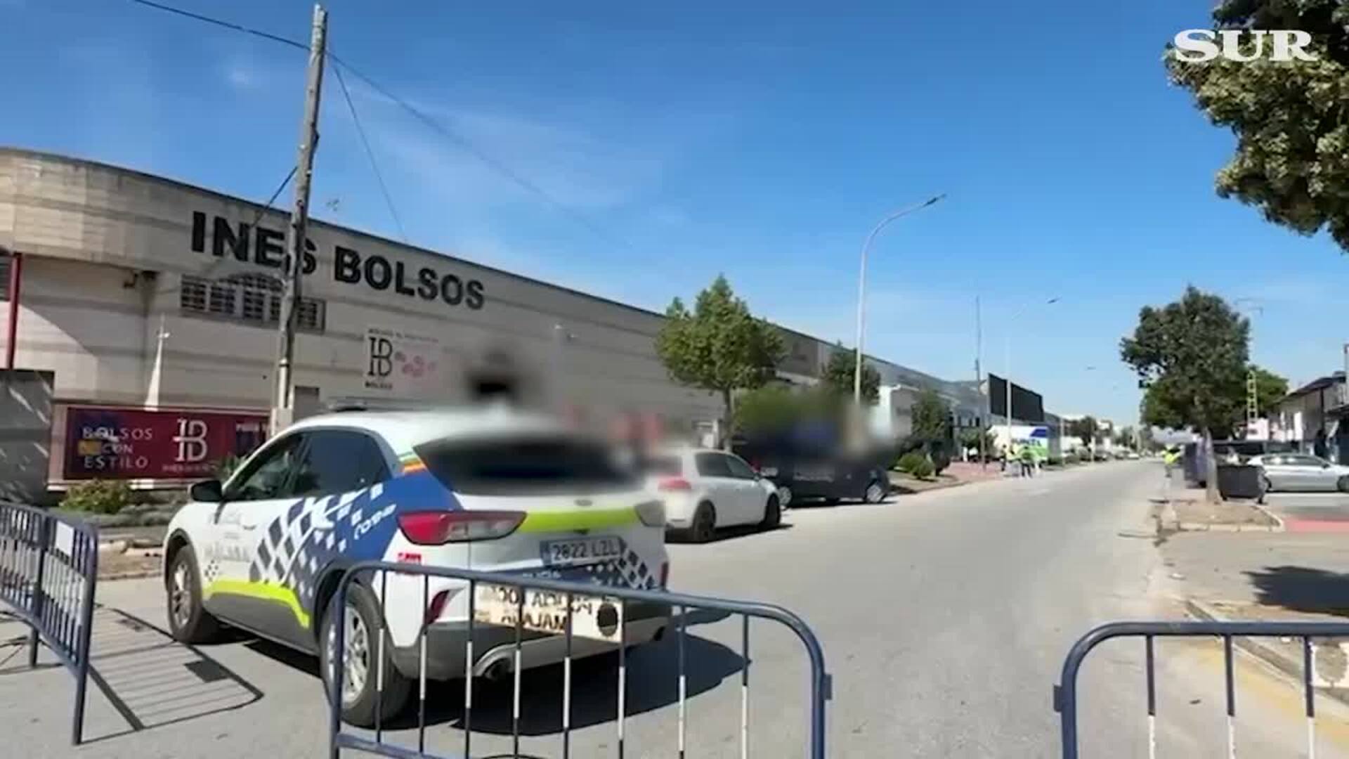 Despliegue policial en el polígono Guadalhorce en un nuevo golpe a las falsificaciones