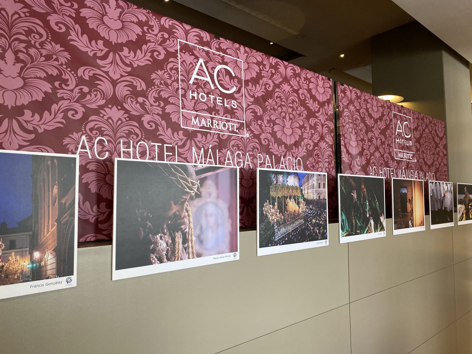 El hotel AC Málaga Palacio se convierte en el escaparate de la Semana Santa malagueña