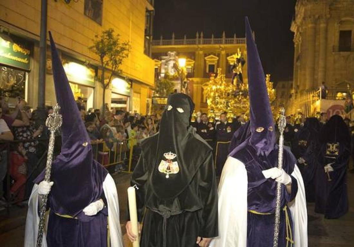 Imagen de archivo de un indultado por El Rico en la procesión del Miércoles Santo.