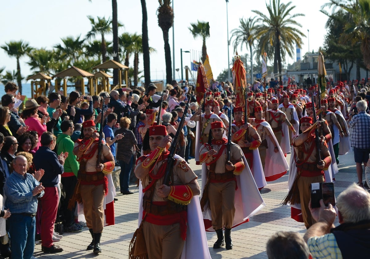 Los Regulares de Melilla y La Legión de Almería desfilarán por Torre del Mar esta Semana Santa