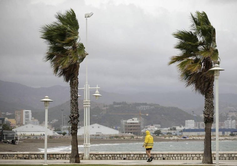 El litoral malagueño, en aviso por viento.