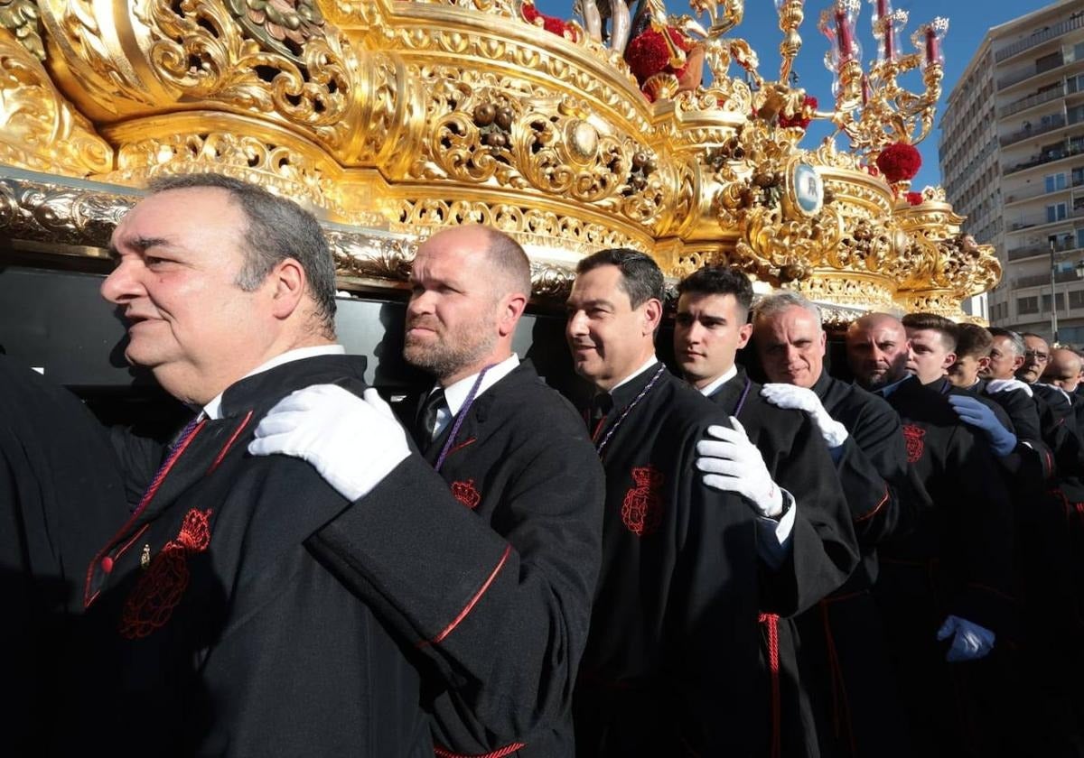 Moreno, en la procesión del Miércoles Santo de 2023.