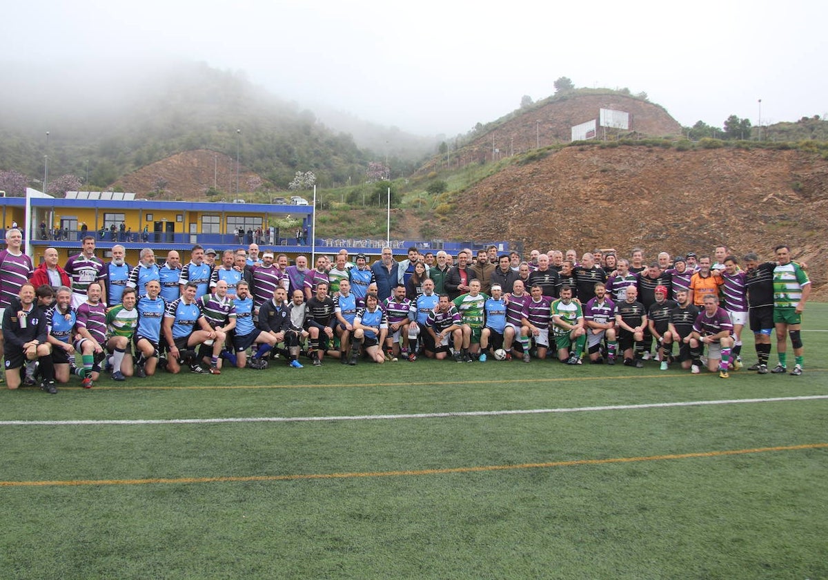 El rugby malagueño no falta a su cita con Manolo Becerra