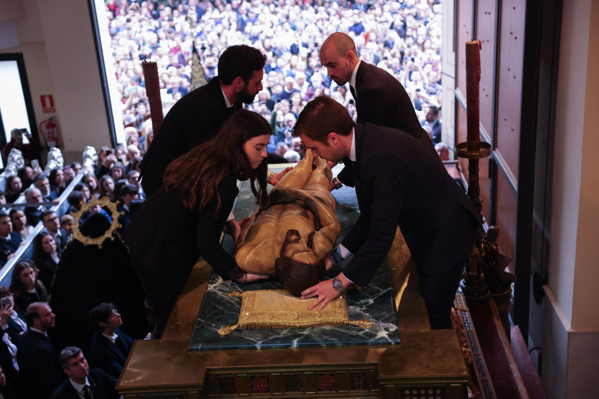 Traslados y procesiones del Sábado de Pasión en Málaga 2025