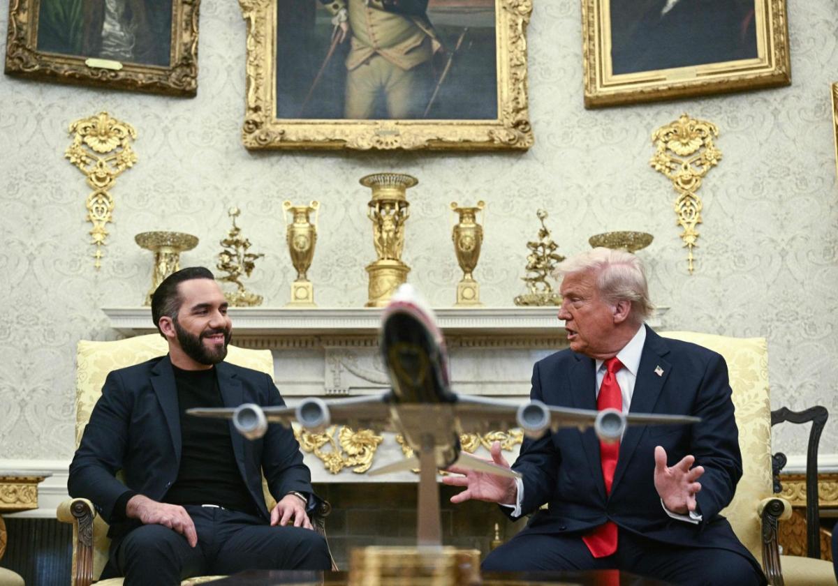 Trump y Bukele abogan por continuar colaborando en materia de inmigración