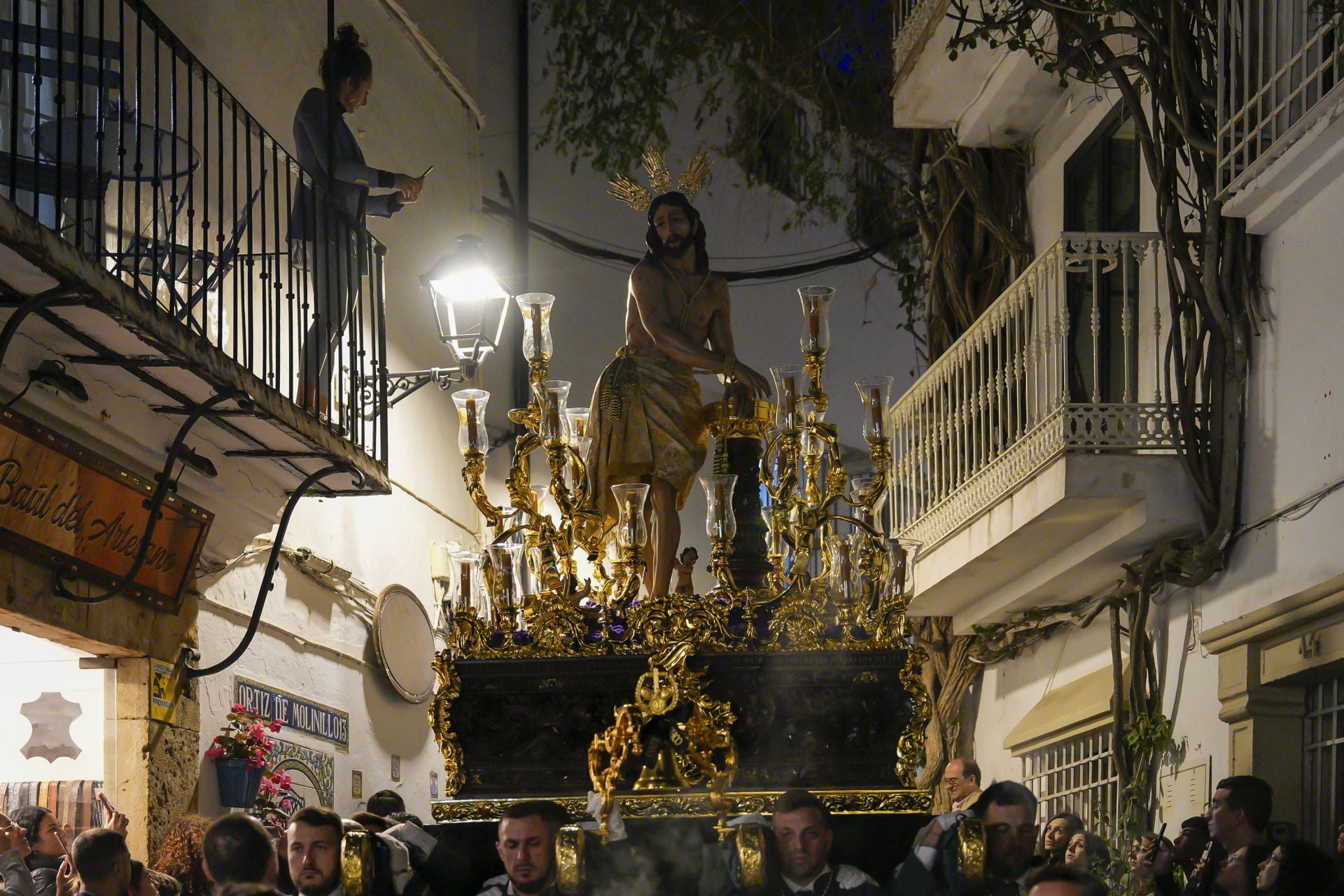 La procesión de La Columna de Marbella, en imágenes