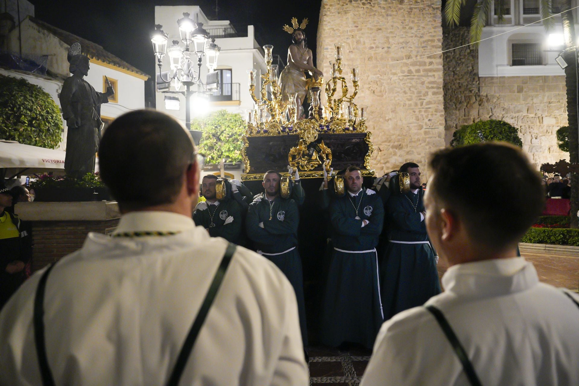 La procesión de La Columna de Marbella, en imágenes