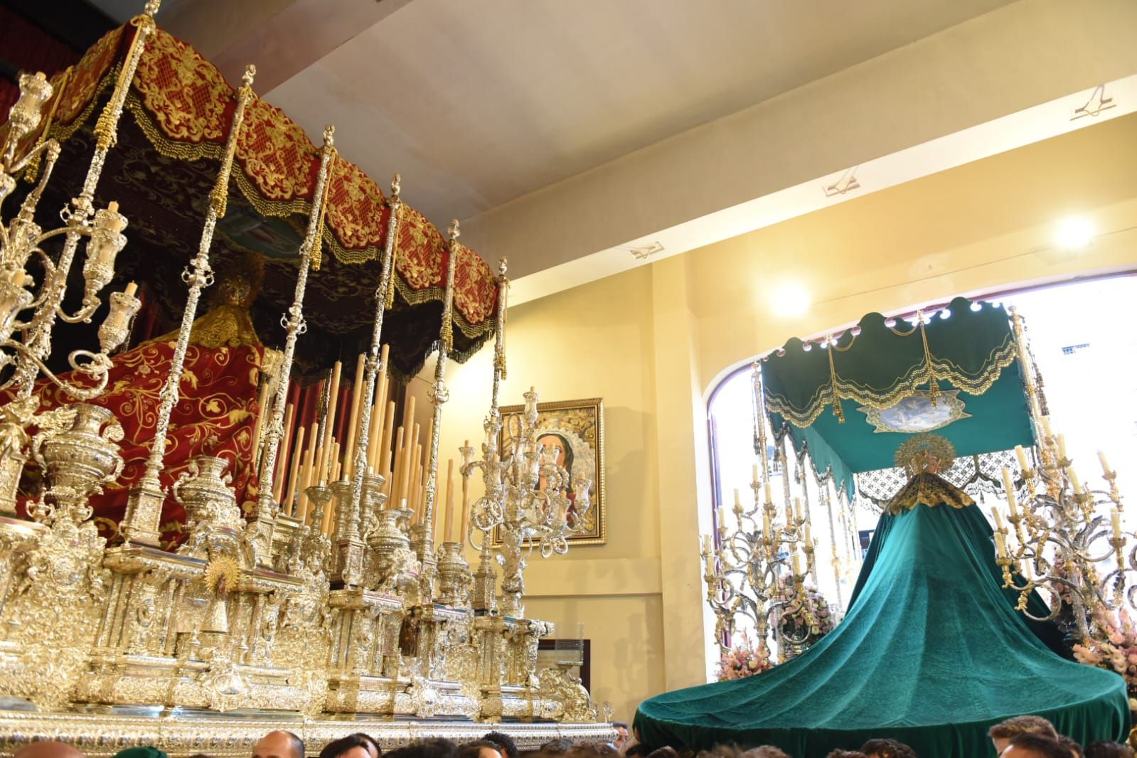 Nueva Esperanza, refugiada en la casa hermandad de Zamarrilla