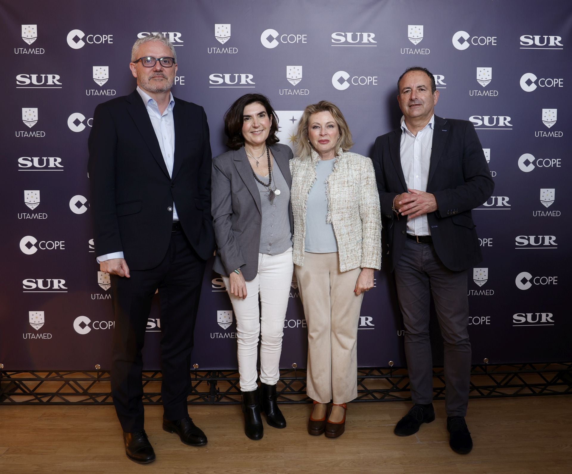 Íñigo Barrenechea, Rocío Blanco, Carmen Sánchez y Manolo Castillo.