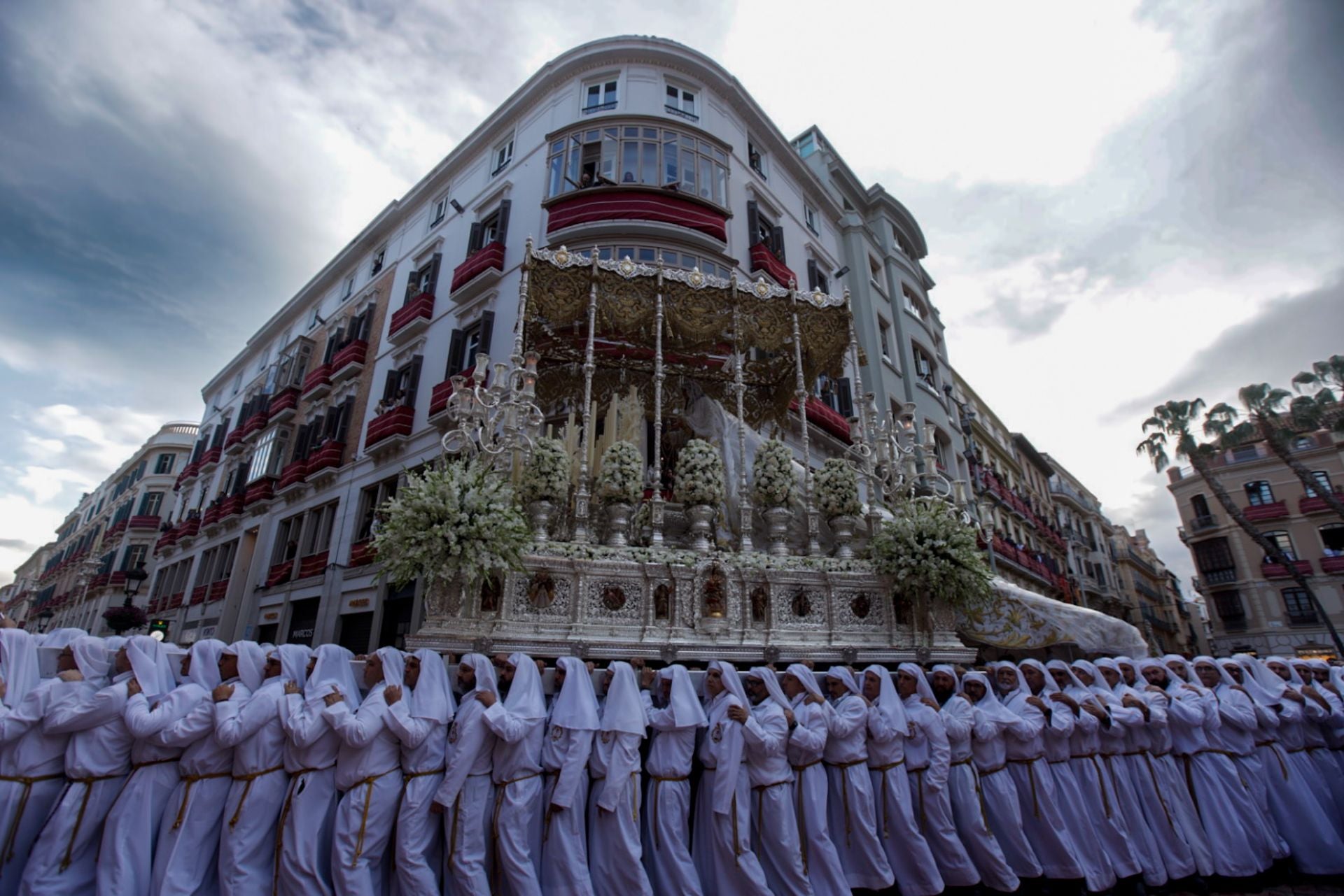 Momentos de la procesión de El Rocío