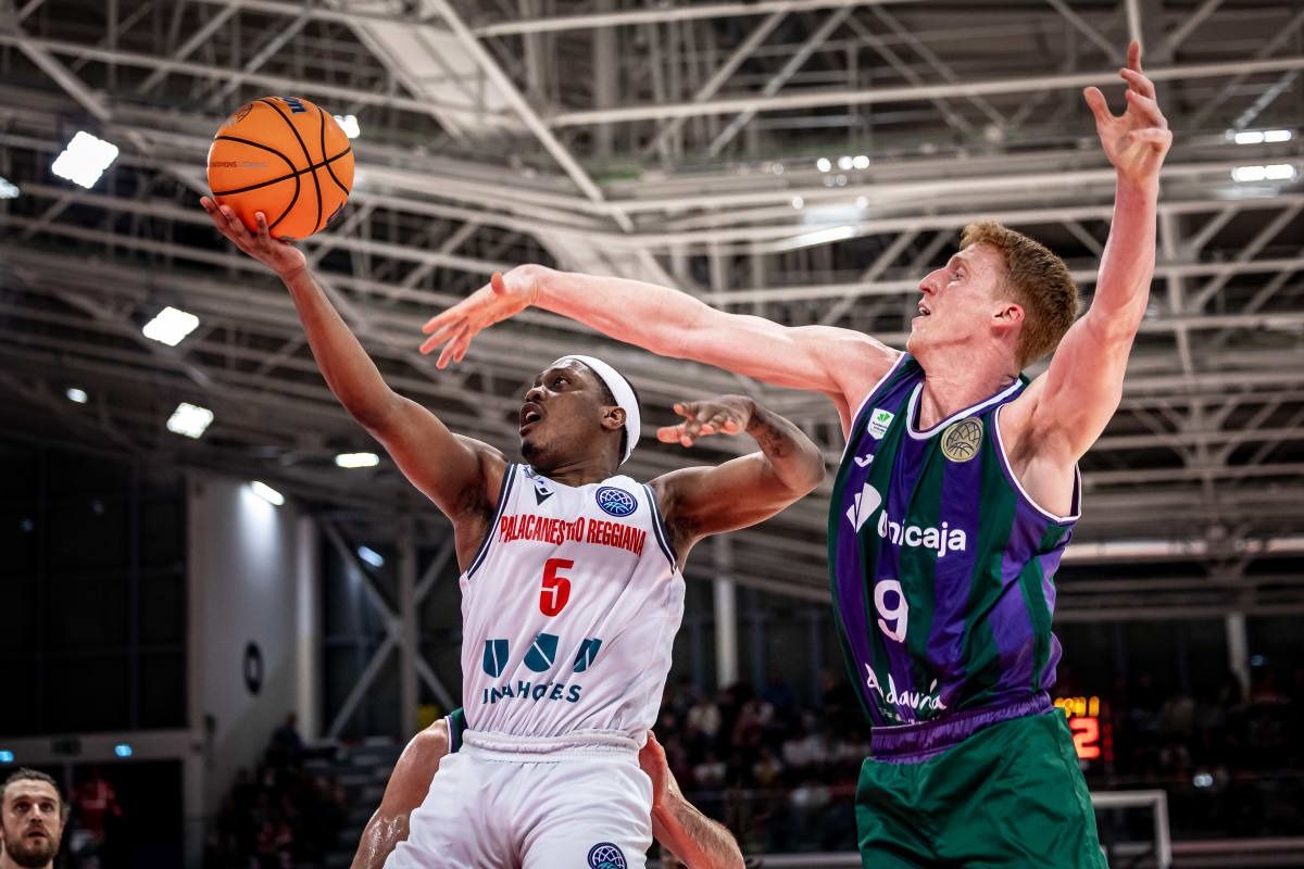 El Pallacanestro Reggiana - Unicaja, en imágenes