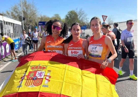 La atleta del Trops Cueva de Nerja Ikram Rharsalla, bronce por equipos en el Europeo de Media Maratón