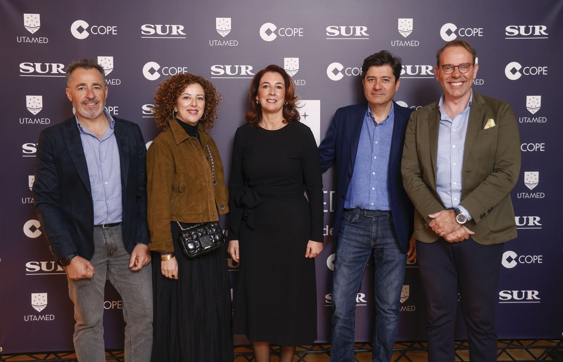 Antonio Rodríguez, Paqui González, Toñi Ledesma, Ángel Fuentes y Justo Fuentes.