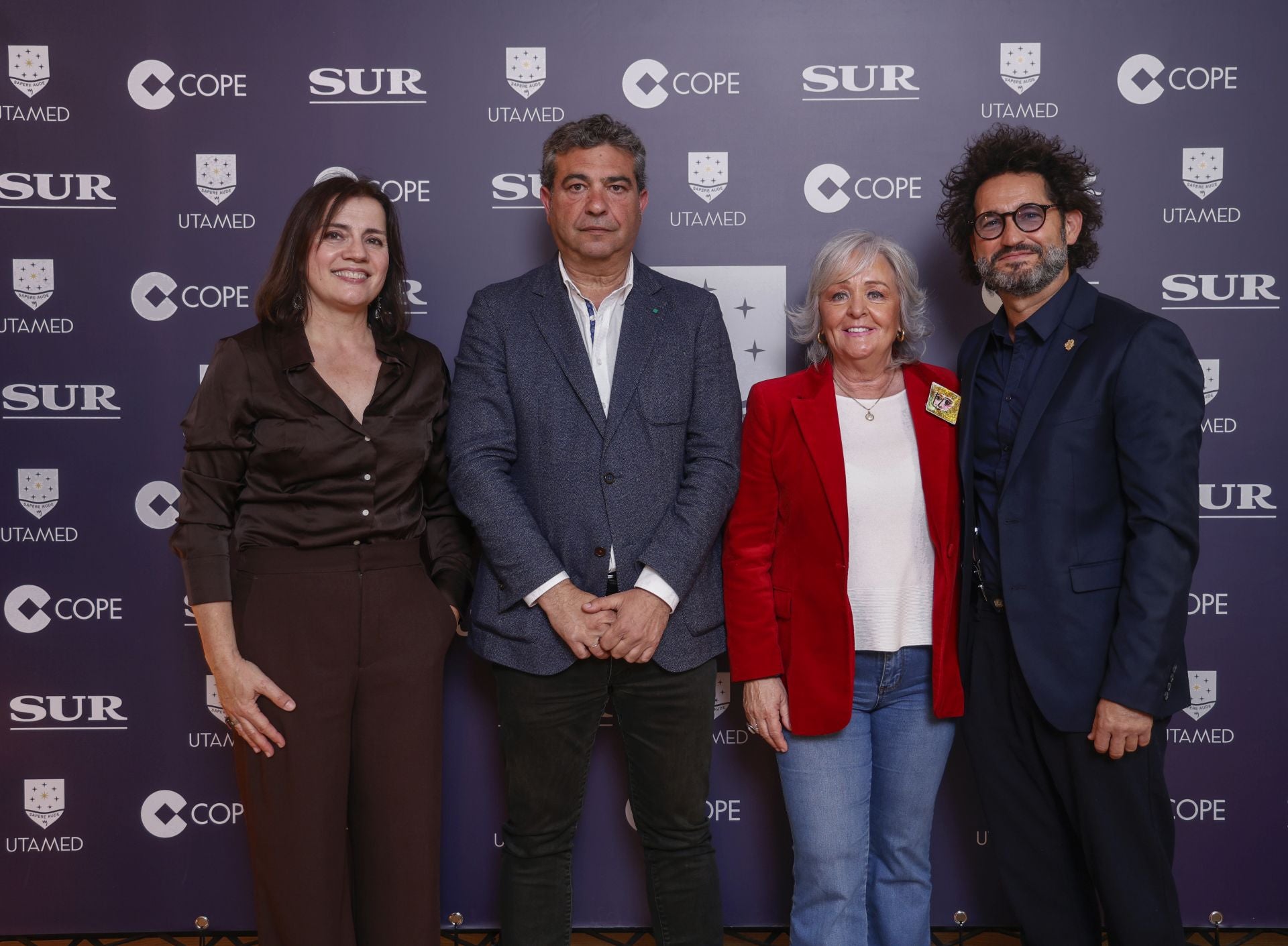 Ana Barreales, Javier Recio, Teresa Porras y Paco Ávila. 