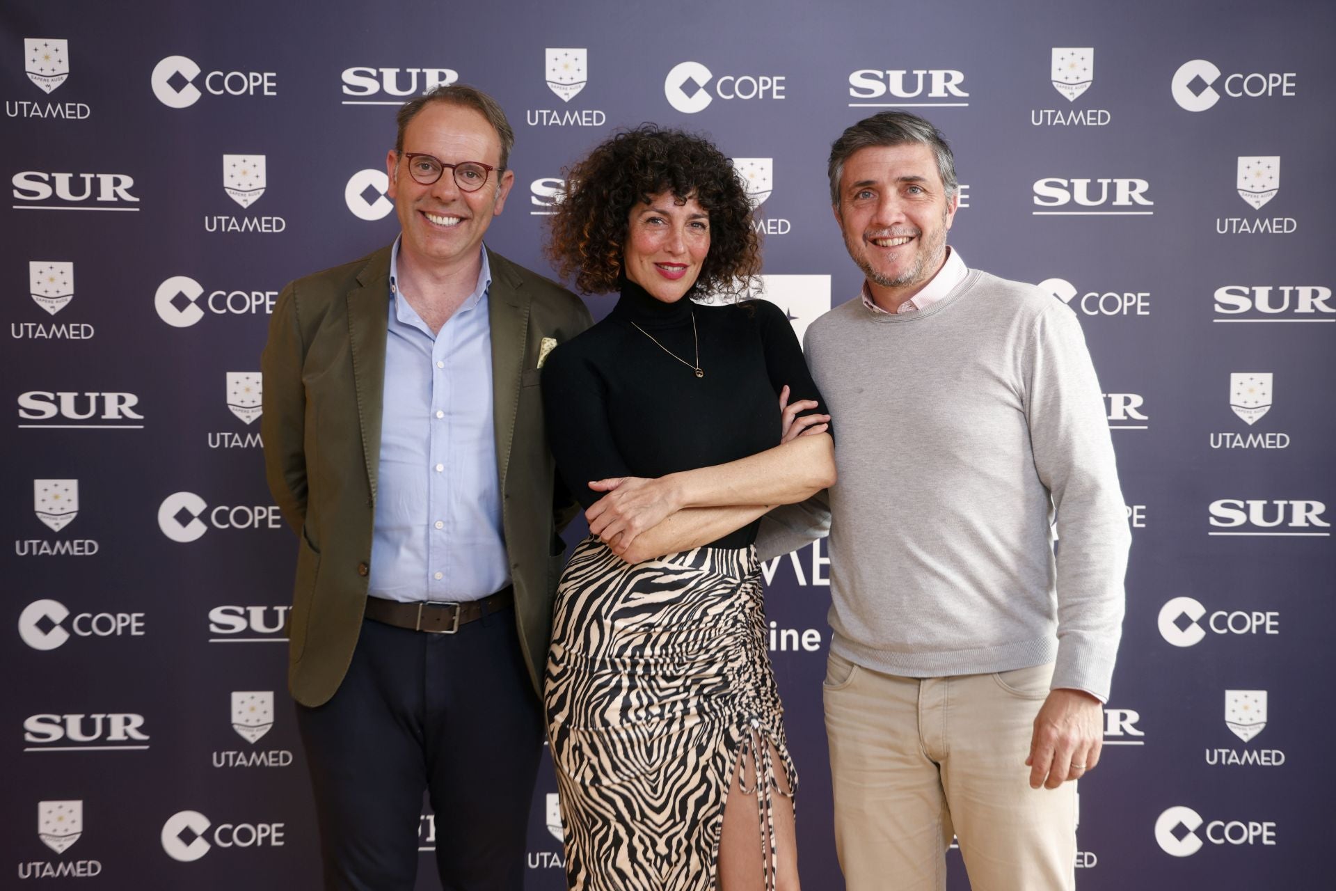 Justo Fuentes, Rocío Madrid y Ángel Morales. 