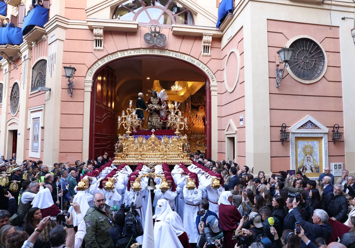 Salida de Jesús de la Puente del Cedrón el pasado Miércoles Santo.