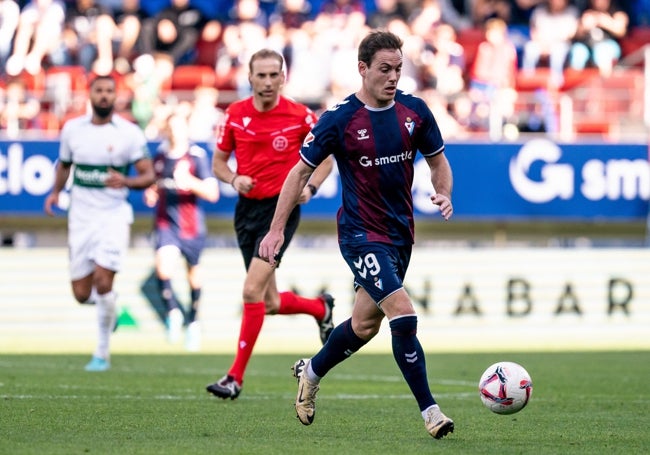 Jon Bautista, el 'killer' de un Eibar que no anota muchos goles.
