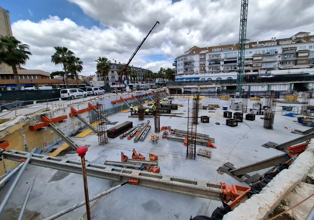 Las obras de Mercacentro se retomaron el pasado 1 de abril.