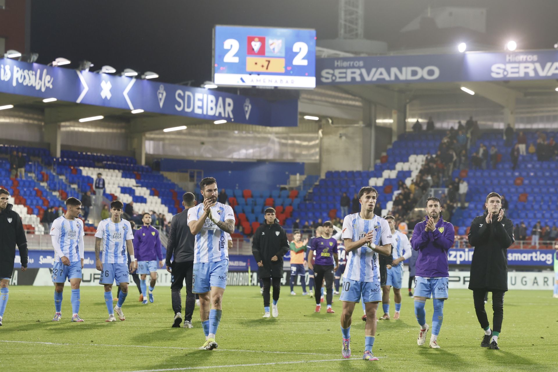 El Eibar- Málaga, en imágenes