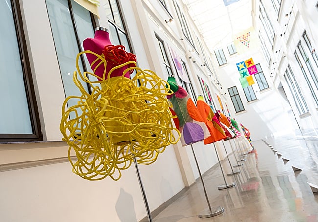 Los diseños que se pueden observar en esta exposición