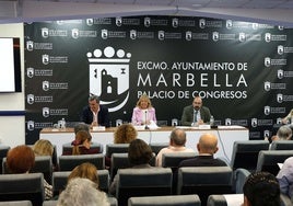 La alcaldesa, Ángeles Muñoz, en la renovación del Consejo Social de la ciudad.