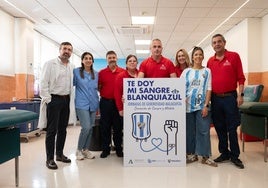 Imagen de la jornada de donación de sangre y médula en el Civil.