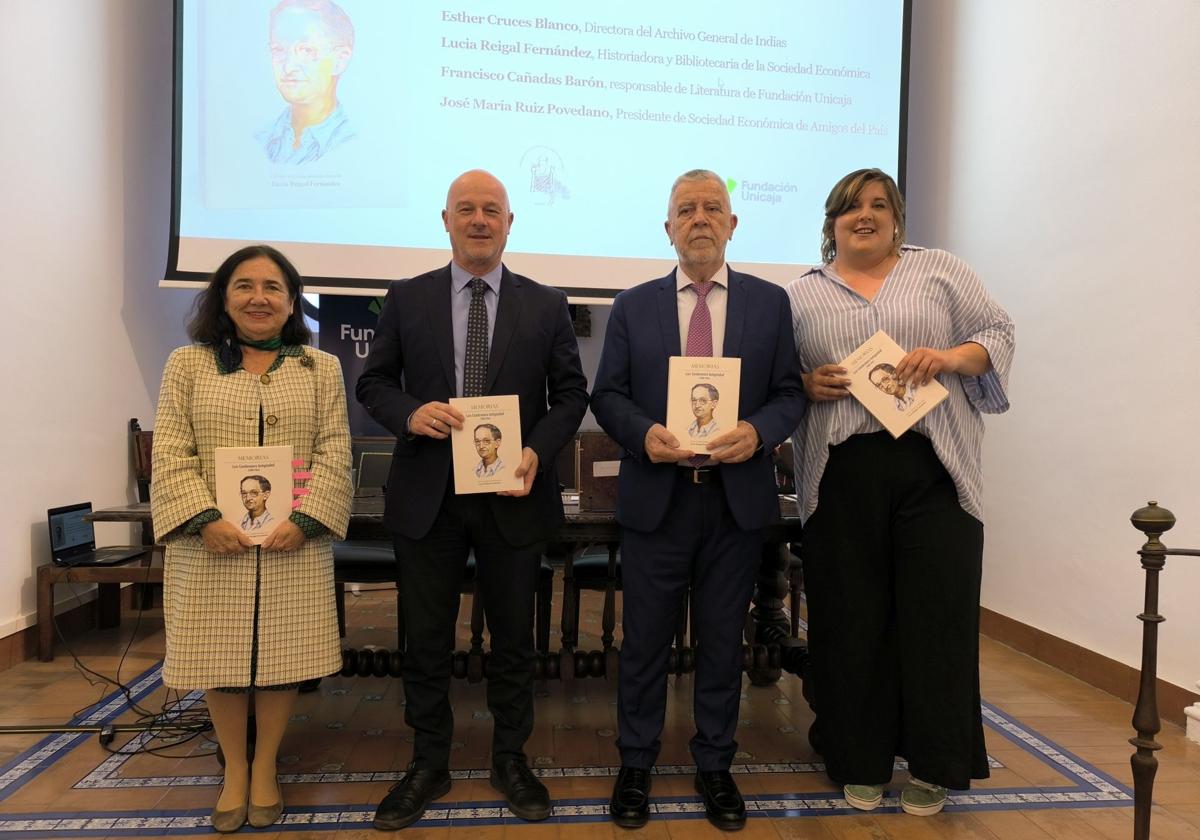 Fundación Unicaja y Económica presentan el libro 'Memorias. Luis Cambronero Antigüedad (1880-1966)'