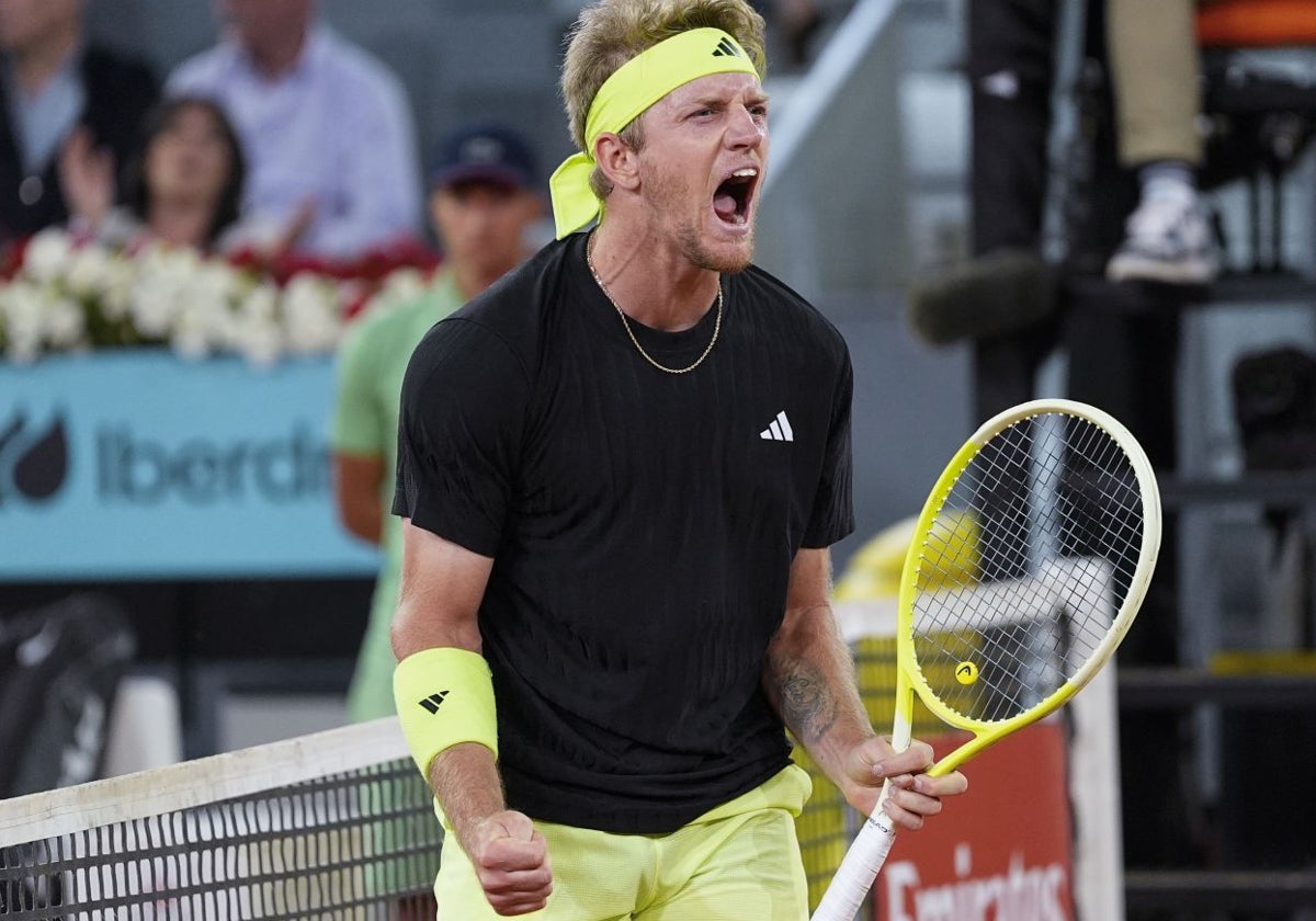 Alejandro Davidovich salva el honor de España en el Masters 1.000 de Madrid