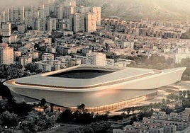 Proyecto de ampliación del estadio de La Rosaleda.