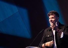 Pablo López, durante el acto celebrado en la Diputación.
