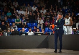 Ibon Navarro, en el Barça-Unicaja.
