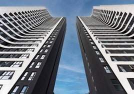 Las torres Martiricos, con 30 plantas de altura.