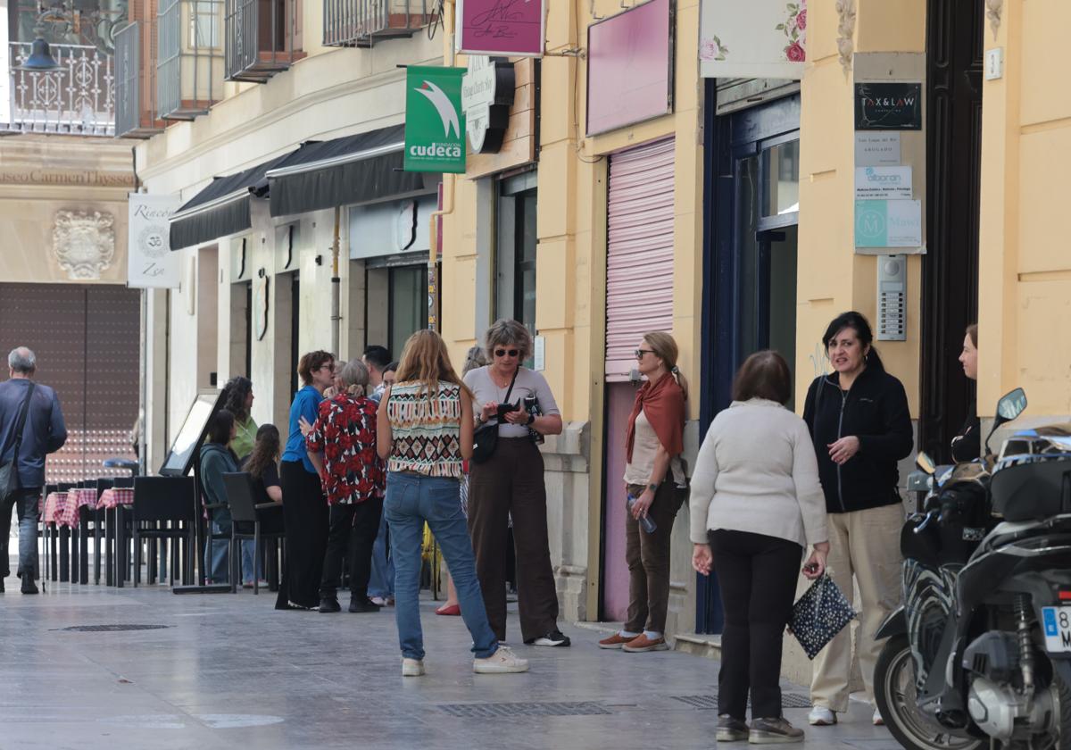 Situación en el centro de Málaga: nada funciona
