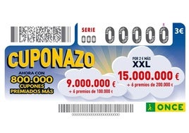 Resultado del sorteo del Cuponazo de la ONCE del viernes, 02 de mayo de 2025