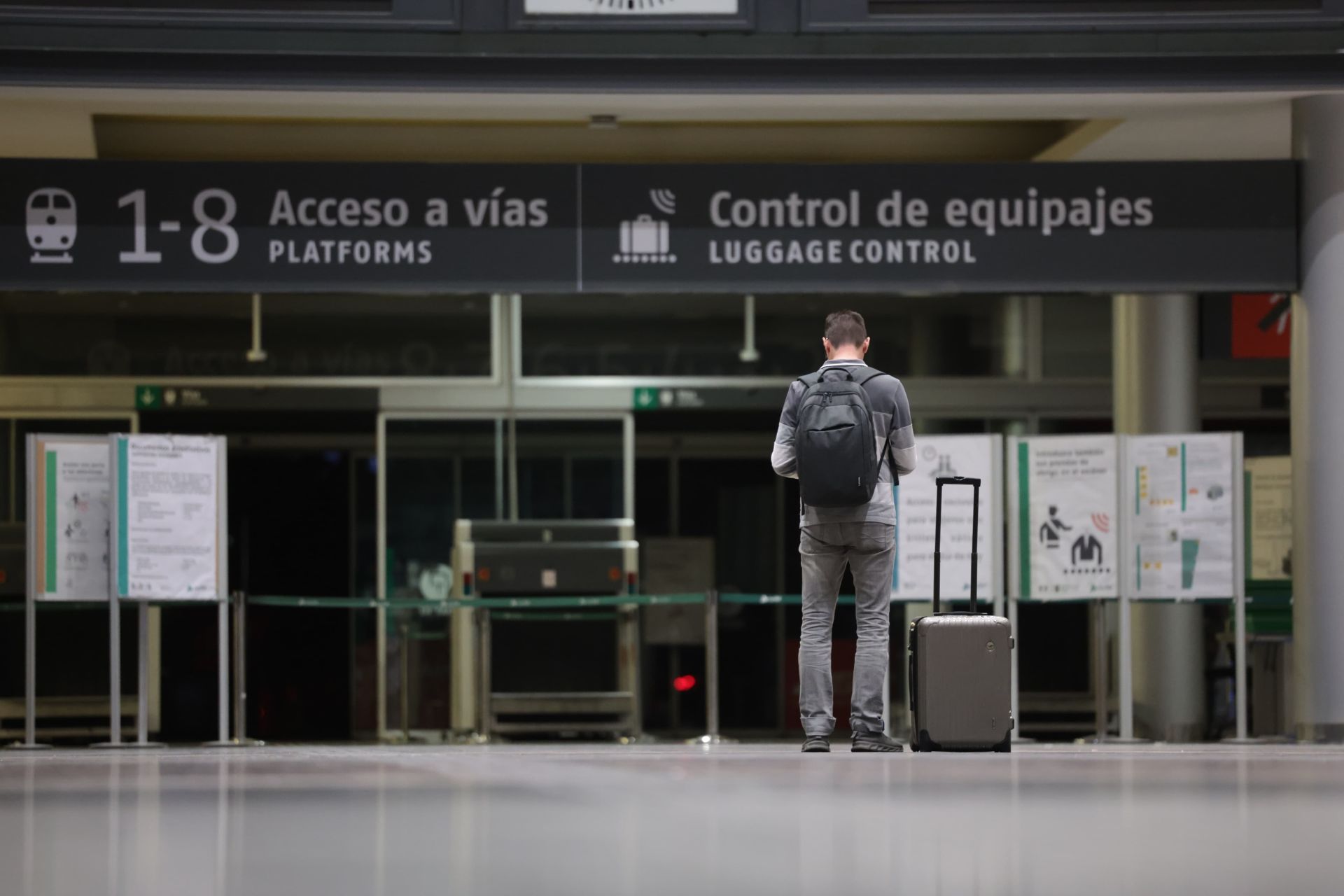 Apagón generalizado en España: así afecta a Málaga, en imágenes