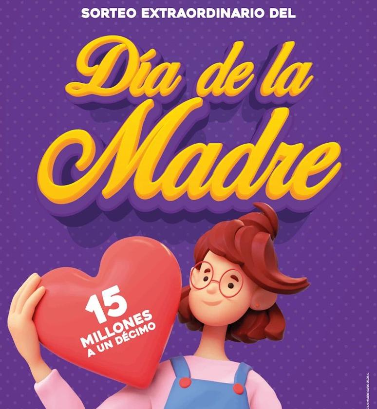 Lotería Nacional Día de la Madre 2025: comprueba aquí el resultado del Sorteo Extraordinario a partir de las 21.00 horas