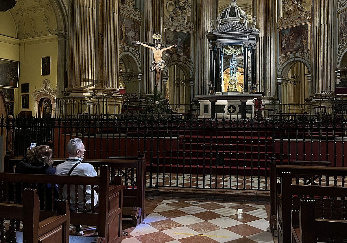 Altar mayor de la Catedral de Málaga.