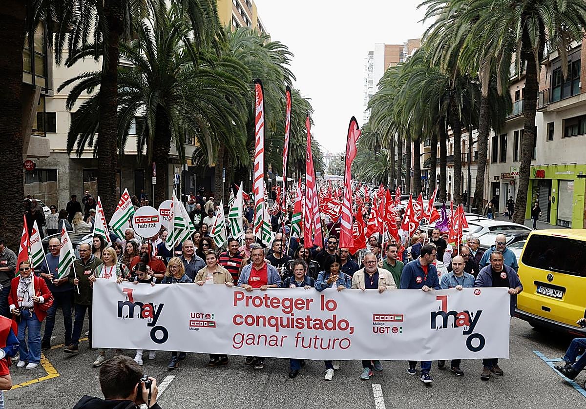 Miles de personas salen a la calle en Málaga para defender los derechos ...