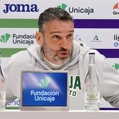 Ibon Navarro, durante la rueda de prensa que ofreció este viernes.