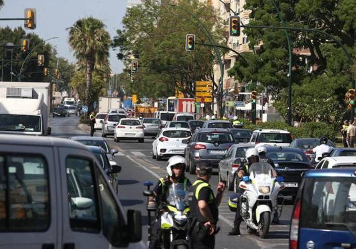 Estos son los cortes y afectaciones al tráfico previstos para este domingo en Málaga capital