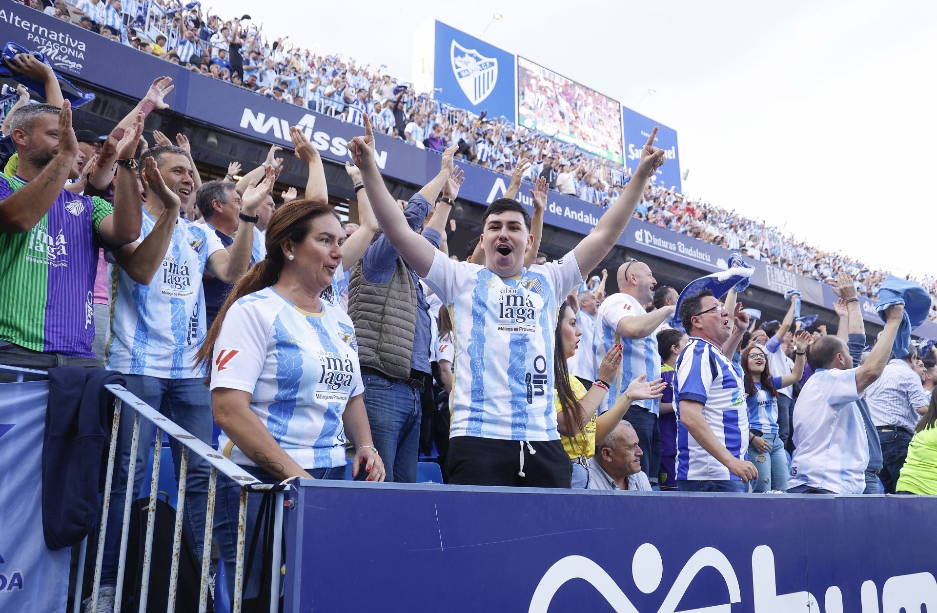 El Málaga-Granada en La Rosaleda, en imágenes