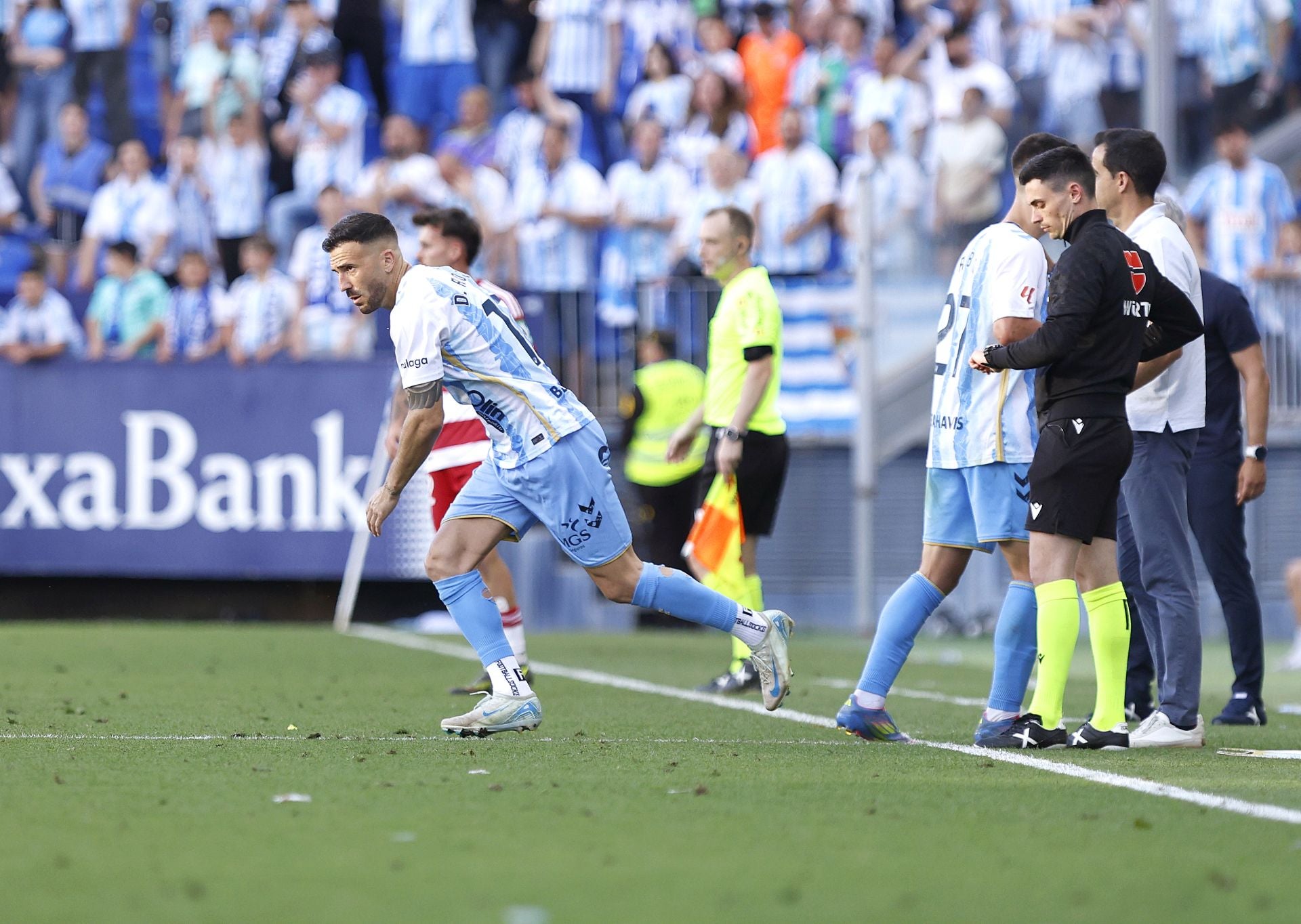 El Málaga-Granada en La Rosaleda, en imágenes