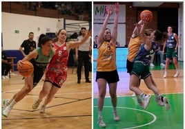 Imagenes de archivo de partidos recientes del CAB Estepona y el Unicaja Mijas