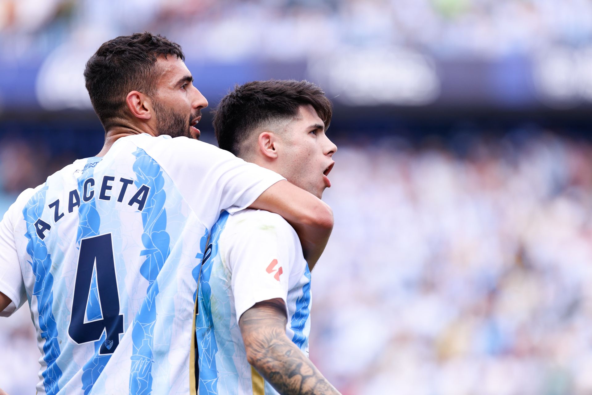 El Málaga-Granada en La Rosaleda, en imágenes
