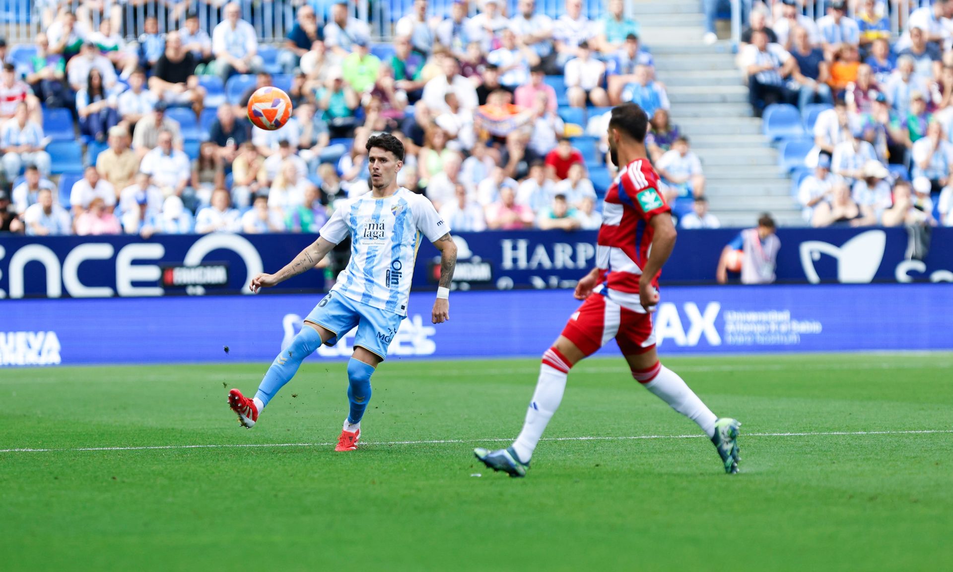 El Málaga-Granada en La Rosaleda, en imágenes